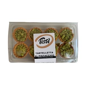 Tartellette al Pistacchio Tissi 180g X 9pz, Pasticceria Artigianale Italiana, Congelate in Confezione, da Cuocere Prima del Consumo - Product Image 1