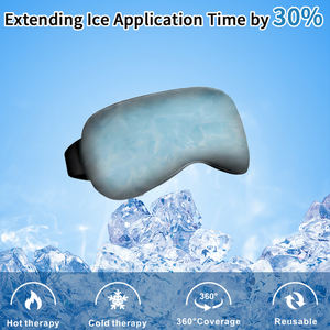 Máscara de Ojos de Gel Refrigerante con Peso para Alivio del Dolor, Compresas Frías y Calientes, Máscara de Dormir de Seda Húmeda para Microondas OEM - Product Image 2