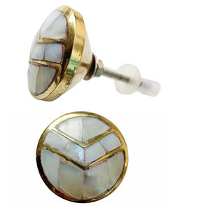 Estilo moderno Madre de perla & Perillas de latón y tirador Artesanías para gabinetes de cocina Tocador Dormitorios Almacenes Villas - Product Image 2