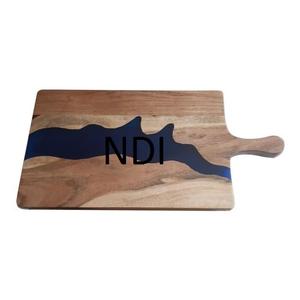New Arrival Design Wooden <b>Chopping</b> <b>Block</b> With Handle Natural Finishing Salad Serving Chopper Board For Hotel Kitchenware Items - Product Image 3