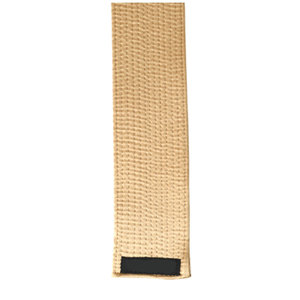 Custom golden <b>shade</b> judo karate belts for martial arts uniforms strong double-layer cotton suitable for tournaments & practice - Product Image 2