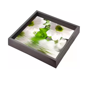 ถาดไม้พิมพ์ลายหลากสีอุปกรณ์เสริมของขวัญชิ้นสำหรับใช้ในโรงแรม3ชุดสำหรับปรับแต่งขนาดได้ - Product Image 5