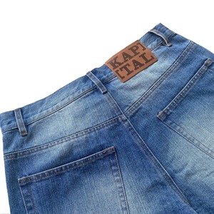 กางเกงยีนส์ผู้ชายกางเกงขาสั้นผ้าฝ้าย100% ระบายได้ดีพิมพ์ลาย3D มีสไตล์ใหม่2025 - Product Image 6