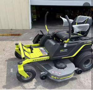 PROMOTIONS NOUVELLES RYOBIS 48 Volts Sans Balais 54 Pouces Tondeuse à gazon électrique à batterie 115 Ah à rayon de braquage nul - Product Image 1