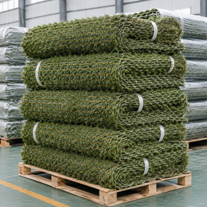 Gazon artificiel <span class=keywords><strong>hybride</strong></span> respirant toutes saisons en maille ouverte pour terrain de football, jardin et <span class=keywords><strong>pelouse</strong></span>, adapté aux climats chauds et froids - Product Image 1