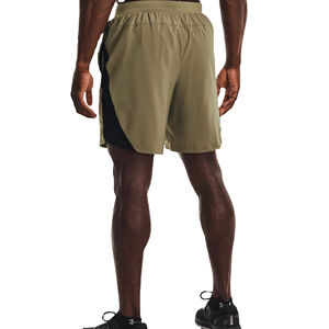 กางเกงขาสั้นสำหรับวิ่งทำจากผ้าฝ้ายสำหรับผู้ชายกางเกงขาสั้นสำหรับใส่ออกกำลังกายในยิมมีกระเป๋าและโลโก้แนวสตรีทแข็งแรง100% ได้สำหรับฤดูร้อน - Product Image 3