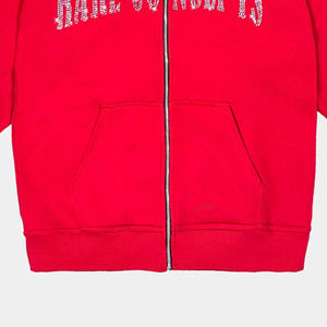 Sweat à capuche d'hiver en molleton 300 grammes, coupe classique, style streetwear premium, délavé à l'acide, 100% coton, pour hommes - Product Image 4