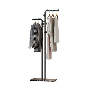 <b>Vintage</b> 5-Hanger Metal Coat Rack & <b>Umbrella</b> <b>Stand</b> Entryway Organizer for Clothes & Iron Storage for Living Room Used. - Product Image 3