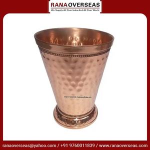 Factory Price Popular Copper <b>Glass</b> Hammered Design Drinking <b>Glass</b> Tumbler for Home Hotel Office at Best Price - Product Image 4
