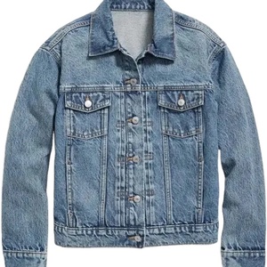 Chaqueta Oem con logotipo personalizado, ropa de calle informal, Abrigos, Chaquetas vaqueras, chaqueta vaquera de alta calidad para hombre - Product Image 4