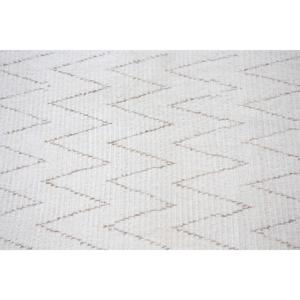 Alfombra Turca Vintage de 2.8x16.2 pies (86x494 cm), Alfombra Blanca de Estilo Suroeste - Product Image 4