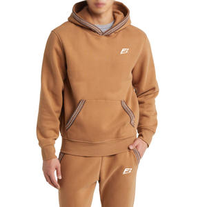 Conjuntos de Sudadera con Capucha y Pantalones Deportivos de Felpa 100% Algodón para Hombre, Personalizados, al por Mayor, Sudadera con Capucha Extra Grande, Ropa Deportiva, Fabricante OEM - Product Image 1
