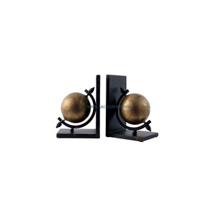 ที่กั้นหนังสือแบบโบราณทำจากทองเหลืองคุณภาพดีเยี่ยมที่ตั้งหนังสือสำหรับโรงเรียนบ้านที่น่าสนใจ - Product Image 1