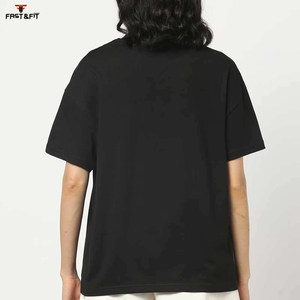 Camisetas de mujer de tela de algodón 100% con estampado personalizado de diseño de moda liso hecho profesional - Product Image 2