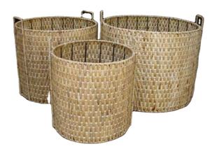 Cesta de lavandería tejida de Vietnam Premium, cestas de almacenamiento para una organización conveniente del hogar - Product Image 3