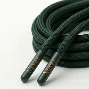 Custom Logo <b>Braided</b> Hoodie Drawcord High Tenacity 3 Strand Twisted Eco-Friendly Garment Apparel Cord Supplier - Product Image 1
