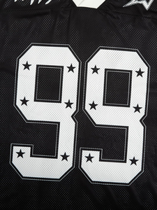 Camiseta de fútbol americano de Rugby de manga corta personalizada Unisex, camiseta de fútbol americano de equipo bordada de malla transpirable - Product Image 4