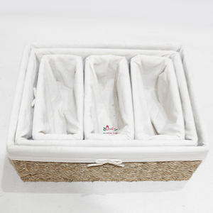 Artex Dong Thap Seagrass-Cestas de almacenamiento de mimbre, contenedores hechos a mano para sala de estar, cocina y organización del hogar - Product Image 4