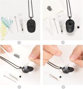 Urna de cremación de acero inoxidable negro, joyería, cenizas, gorra de béisbol, collar de urna para cenizas de seres queridos, regalo para mujeres y hombres, tamaño personalizado - Product Image 5
