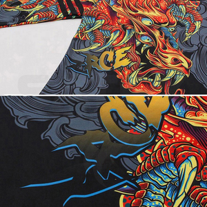 Maillot de compression anti-UV UPF50+ à manches longues personnalisé pour le surf, le MMA, le BJJ, le Jiu Jitsu, avec logo personnalisé, sublimé, pour les arts martiaux - Product Image 2