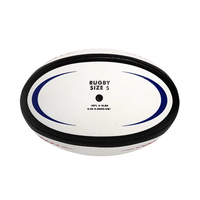 Ballon de rugby gonflable personnalisé avec logo, couleur, taille officielle, en caoutchouc de haute qualité, durable, écologique, pour usage extérieur, personnalisable