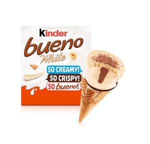 Top Quality Kinderr Bueno White Ice Cream <b>Cones</b> 4x90ml Crispy <b>Cone</b> Rich Creamy White Ice Cream Dessert For Export Supply Market - Product Image 5