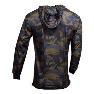 Sweat à capuche zippé personnalisé en polyester 100 % premium, imprimés brodés uniques, écologique et respirant pour la chasse hivernale et le streetwear - Product Image 5