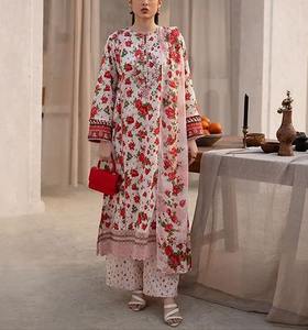 Conjunto Salwar Kameez de Color sólido para mujer, vestido informal de césped transpirable de secado rápido, ropa femenina tradicional, estilo indio pakistaní - Product Image 1