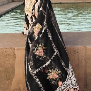 ชุดแต่งงานแบบดั้งเดิมของผู้หญิงชุดแต่งงานแบบดั้งเดิม3ชิ้นชุดเย็บปักด้วยผ้าไหม salwar 2022ล่าสุด - Product Image 1