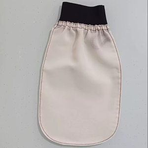 Gants sans doigts élastiques en soie douce de grande taille de couleur crème Usage quotidien Confortable Lavable Sans compression Séchage rapide - Product Image 1