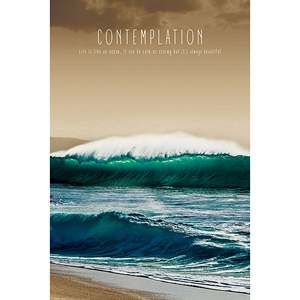 Contemplation Ocean <b>Poster</b> Made of Durable Paper for Wall Decor - Product Image 1