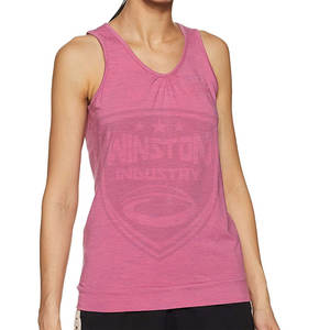 Camiseta sin mangas deportiva de verano para mujer de talla grande 2024 2025 con logotipo personalizado, camiseta lisa elástica transpirable para estilo informal - Product Image 1