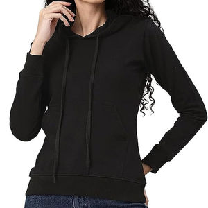 2024 Latest Design <b>Lightweight</b> Cotton Fleece Hoodie for <b>Women</b> Top Trending Winter <b>Sweatshirt</b> at Wholesale Price - Product Image 3