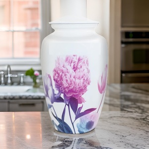 โกศบรรจุอัฐิโลหะอะลูมิเนียมสไตล์โมเดิร์นยอดนิยม คุณภาพสูง สำหรับเก็บอัฐิผู้ใหญ่ ใช้สำหรับตกแต่งงานศพ - Product Image 4