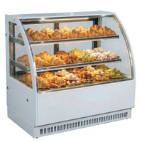 Vitrine de pâtisserie en verre, comptoir de boulangerie, vitrine réfrigérée pour le pain, pour café, restaurant, stockage de desserts