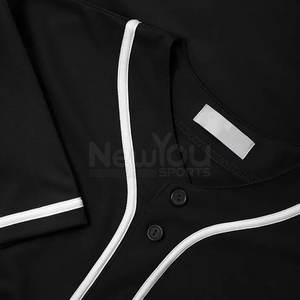 Nouveau maillot de baseball uni, design personnalisé, maillot de baseball vierge pour hommes, vente en gros de maillots de baseball - Product Image 3