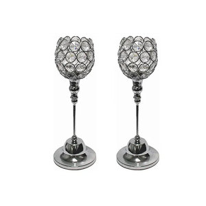 Latest Collection Candle Crystal Bowl With Diamond New Design Candle Crystal Bowl at Wholesale Price - Product Image 3