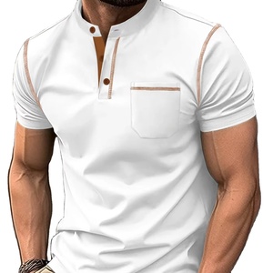 Camiseta de algodón 100% para hombre, camiseta lisa holgada de Verano de la mejor calidad para deportes, ropa informal de punto con patrón de letras - Product Image 1