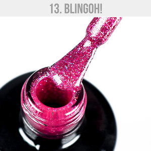 ยูวีแอลอีดีเจลกลิตเตอร์สีทาเล็บ-ผลิตใน EU-cpnp-ชมพู-เจลทาเล็บ blingoh! 13-12มล.-เล็บลึกลับ - Product Image 2