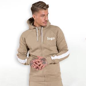 Logo personnalisé Ensemble de veste à capuche zippée pour hommes en coton polaire surdimensionné lourd Streetwear Boxy Fit décontracté pour l'hiver - Product Image 5