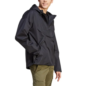 Chaqueta cortavientos para hombre OEM de último diseño, chaqueta cortavientos de nailon sostenible con aire acondicionado, chaqueta cortavientos ligera - Product Image 5