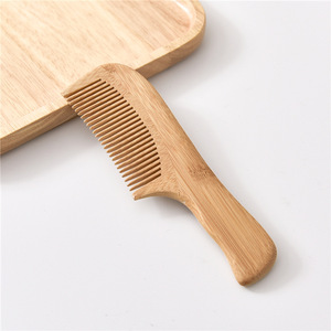 Peigne en bois de décoration de noël pour hommes, soins de la barbe en croissance peigne en bois naturel écologique polyvalent pour salons maison - Product Image 3