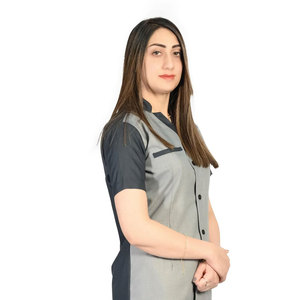 Uniforme de salón de moda con cintura ajustable y material de poliéster suave Uniforme de salón transpirable - Product Image 6