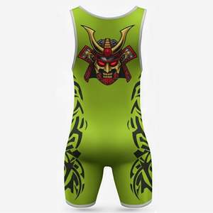 Nouvelle Arrivée 2026 – Maillots de Lutte Personnalisés de Haute Qualité pour Adultes, Sans Bretelles, Réversibles, Imprimés, Fermeture à Boutons Pression, Spandex/Polyester - Product Image 6