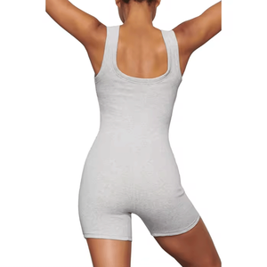 Mono de Malla Transpirable Personalizable de Alta Calidad, sin Espalda, Casual, Levanta Glúteos, Control de Abdomen, para Primavera, Verano e Invierno - Product Image 2