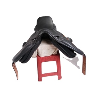 Asiento occidental de cuero inglés de calidad genuina, equipo de caballo de doma duradero al mejor precio - Product Image 3