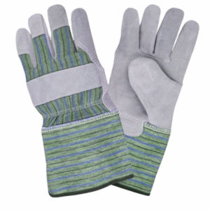 Guantes de trabajo de cuero dividido de piel de vaca reflectante resistente de alto rendimiento Protección personal industrial Suave y cómodo - Product Image 5