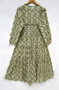 Boho indien 100% coton imprimé fleuri femmes caftan robe 3/4 manches plage porter soirée porter gratuit y compris 6XL bouton - Product Image 2