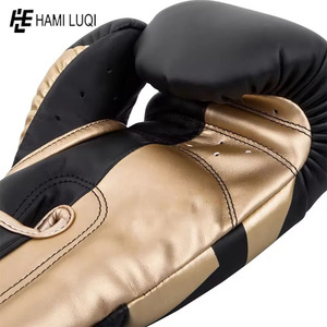 ProShield Guantes de boxeo con logotipo personalizado Equipo de entrenamiento de cuero personalizado para deportes Muay Thai Diseñador Número de modelo disponible - Product Image 3