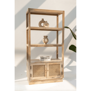 Estantería de madera contemporánea de Oslo para el hogar, oficina, sala de estar, dormitorio, comedor, uso en Hotel - Product Image 1